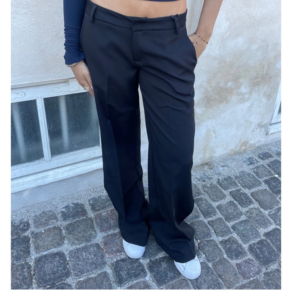 design by si | low waisted suit pants black